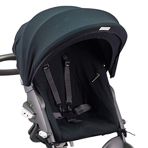 JANABEBE Cubre capota para cochecito Stokke Xplori y crusi (Black Series)