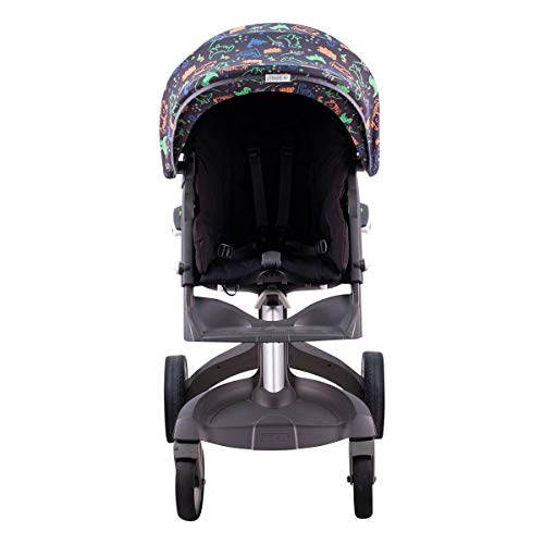 JANABEBE Cubre capota para cochecito Stokke Xplori y crusi (Happy Dino)