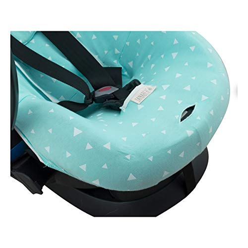 JANABEBE Funda para Besafe Izi Sleep (MINT SPARKLES)