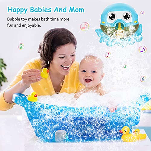 joylink Máquina de Burbujas de Baño, Ducha de Niños Baño de Burbujas Juguetes bebé Maquina de Burbujas 42 Música para Ducha de Niños Baño de Burbujas Ideales Burbuja de Baño Juguetes para Niños