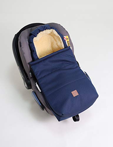 Kaiser 6534113 Emma - Saco para bebé (piel de cordero, 950 g), color azul