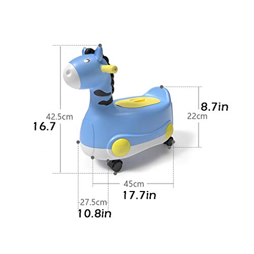 KGDC Orinal para bebé Orinal bebé Niños Formación de Asiento de Inodoro for niños Diversión Animal portátil de Viaje for IR al baño Silla Urinario for niños y niñas, de 4 Colores Orinales Infantiles