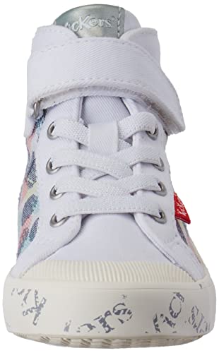 Kickers Godup, Zapatillas Bebé-Niñas, Blanco Lunares Multico, 26 EU