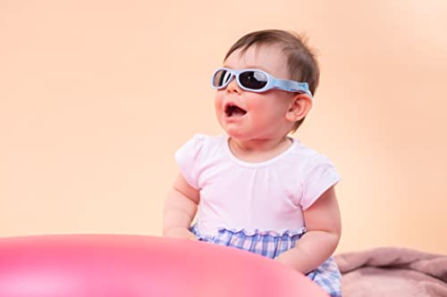 Kiddus Gafas de Sol Baby para Recién Nacido, Bebé, Niño y Niña. De 0 meses a 2 años. Protección Solar UV400. Banda de Neopreno Suave Ajustable. Libres de BPA