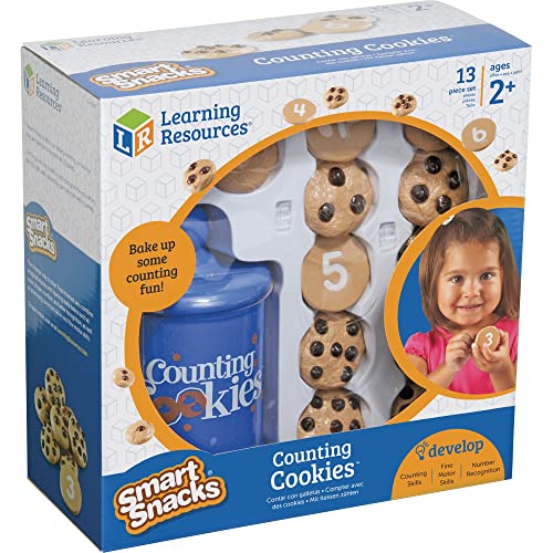 Learning Resources- Galletas para Contar Counting Cookies de Smart Snacks, Color (LER7348)