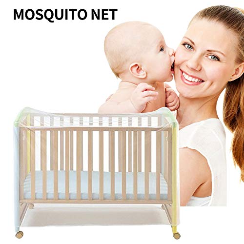 LeftSuper Mosquitera Tela de poliéster antimosquitos luz Transpirable Decorativa Cuna mosquitera bebé mosquitera Cubierta