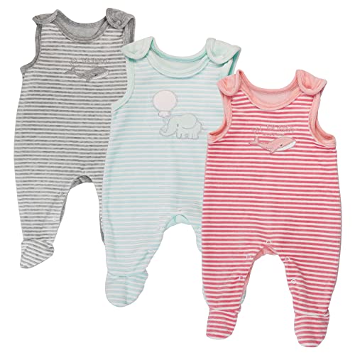 Libella Pelele Terciopelo Bebe Niño Niña pie Elefante Estampado Delfines pack 3 7101 GRP 56