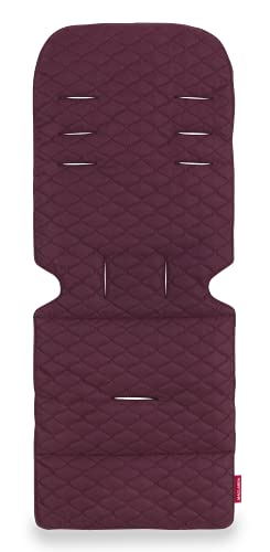 Maclaren colchoneta universal para asiento - Grey, Accesorio de doble cara fácil de poner y quitar en todas las sillas de paseo tipo paraguas, Transpirable y lavable en lavadora