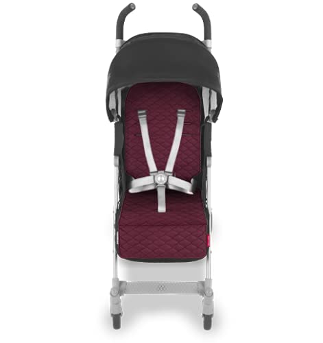 Maclaren colchoneta universal para asiento - Grey, Accesorio de doble cara fácil de poner y quitar en todas las sillas de paseo tipo paraguas, Transpirable y lavable en lavadora