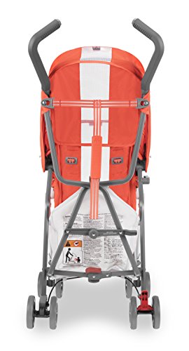 Maclaren Mark II Style Set silla de paseo tipo paraguas supercompacto y ligero para niños de hasta 25 kg, Capota extensible con factor UPF 50+ y asiento reclinable, Accesorios incluidos, Naranja