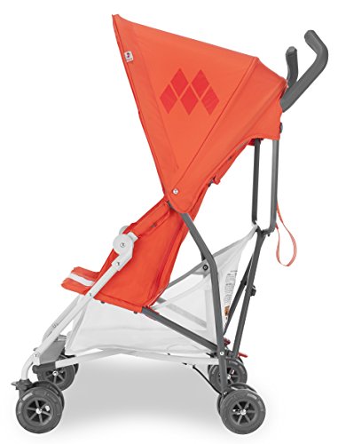 Maclaren Mark II Style Set silla de paseo tipo paraguas supercompacto y ligero para niños de hasta 25 kg, Capota extensible con factor UPF 50+ y asiento reclinable, Accesorios incluidos, Naranja