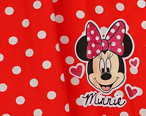 Minnie Mouse - Vestido de manga corta para bebé, diseño de Minnie Mouse, de algodón, talla 68, 74, 80, 86, 92, 98, 104, 110, 116, 122, informal, de verano, para 1, 2, 3 años Modelo 7. 110 cm