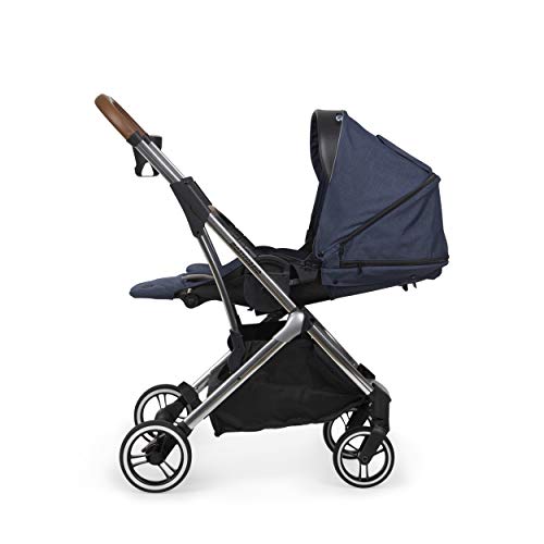 ms 21413 - Silla de Paseo Grande Montecarlo, Carrito, Capota Extensible, Plegado Fácil y Compacto, Unisex, Marino