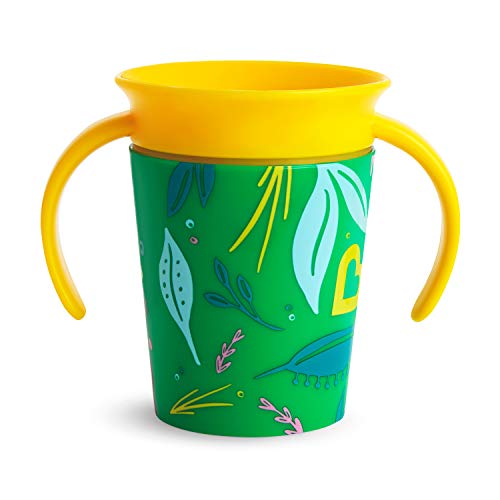 Munchkin Miracle 360 grados Wildlove Vaso de Entrenamiento con Asas, Set de 1, Elefante, 177 ml