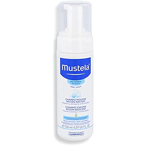 MUSTELA Champú Mousse recién Nacido 150 ml. dosificador foamer, Negro