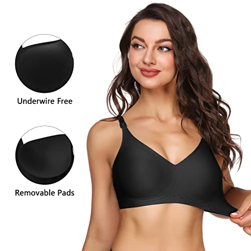 NC Sujetadors Maternidad Mujer Sin Costura Sostén Lactancia Push Up Bralette Premamá Cómodo Dormir