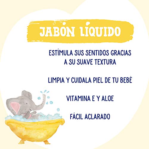 Nenuco Set Higiene Bebé Rutina Completa - Jabón Líquido 1225ml + Leche Hidrante 400ml + Agua de Colonia Nenuco 1200ml