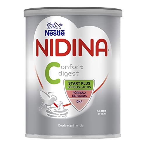 Nestlé NIDINA CONFORT DIGEST 1 - Leche para lactantes en polvo - Fórmula Para bebés -Desde el primer día - 800g