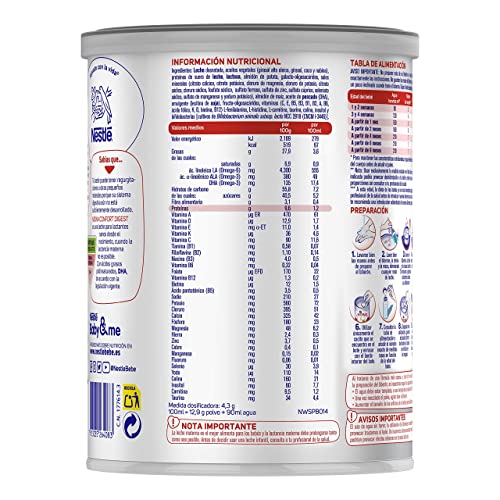 Nestlé NIDINA CONFORT DIGEST 1 - Leche para lactantes en polvo - Fórmula Para bebés -Desde el primer día - 800g