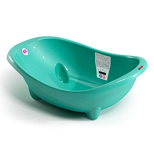 OKBABY Bañera para Bebé, Azul Turquesa