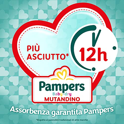 Pampers Baby Dry - Braga infantil, 76 pañales, talla 5 (12-18 kg)