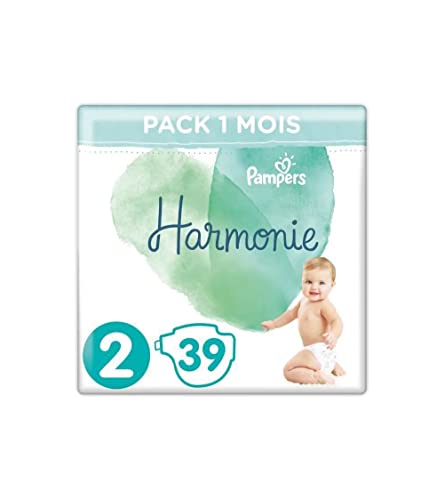 Pampers Harmonie - Pañales (talla 2, 4 a 8 kg)