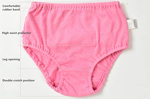 Pantalones de Entrenamiento para Bebé 4 Paquetes, Morbuy Niños Niñas Bragas de Aprendizaje Reutilizable para niños Pequeños de Algodón pañales Ropa Interior (B,110#/ 0-1 años)