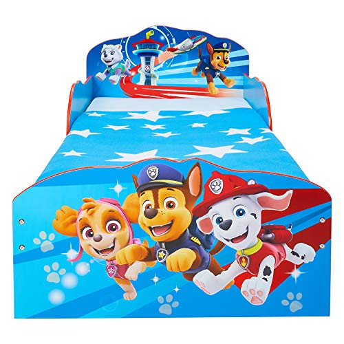 Paw Patrol - Cama Infantil con Espacio de Almacenamiento