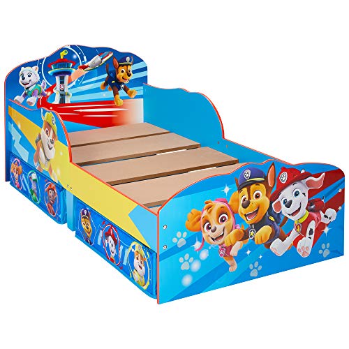 Paw Patrol - Cama Infantil con Espacio de Almacenamiento