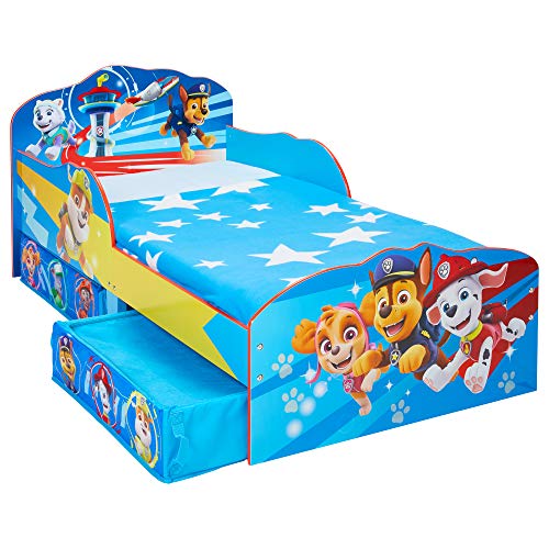 Paw Patrol - Cama Infantil con Espacio de Almacenamiento