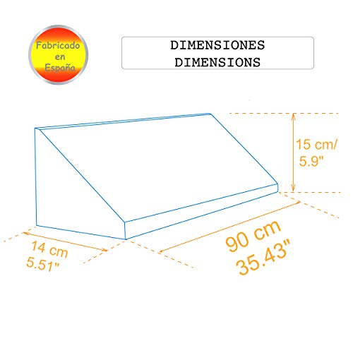 PEKITAS Lote 2 Unidades Barrera Barandilla Anticaída de Espuma para Cama Bebés Niños Montessori Longitud 90 cm