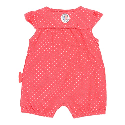 Pelele Bebe Niña - 100% algodón- Organico - Manga Corta - Pelele Verano – Pijama para Dormir- Topitos- Ropa de Regalo - para Bebe de 0 Mes a 18 Meses