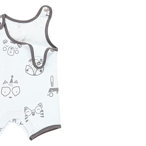 Pelele Bebe Niño - 100% algodón- Sin Manga - Pelele Verano – Pijama para Dormir- Ropa de Regalo - para Bebe de 0 Mes a 18 Meses