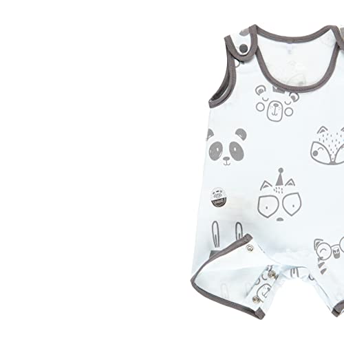 Pelele Bebe Niño - 100% algodón- Sin Manga - Pelele Verano – Pijama para Dormir- Ropa de Regalo - para Bebe de 0 Mes a 18 Meses