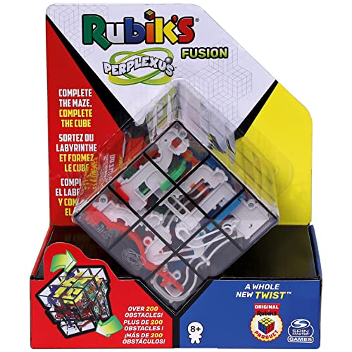 PERPLEXUS - ROMPECABEZAS PERPLEXUS RUBIK - Bola Laberinto 3D Fusión Perplexus y Cubo de Rubik 3x3 con 200 Obstáculos - 6055892 - Juguetes Niños 8 años +