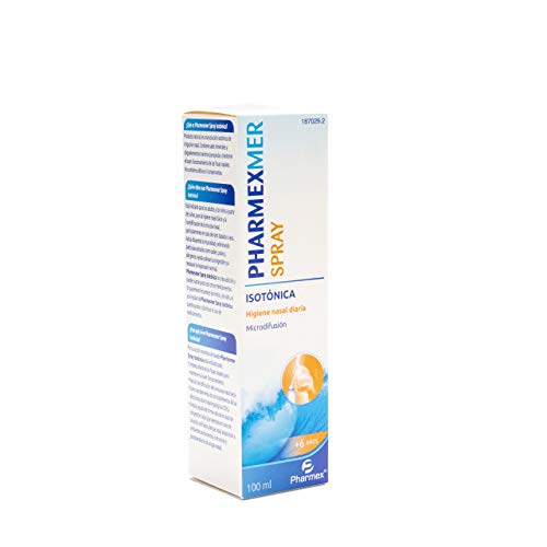 Pharmexmer Espray Isotónica - Agua De Mar Para El Lavado Y La Higiene Nasal Diario - Para Adultos Y Niños A Partir De 6 Años - 100 ml