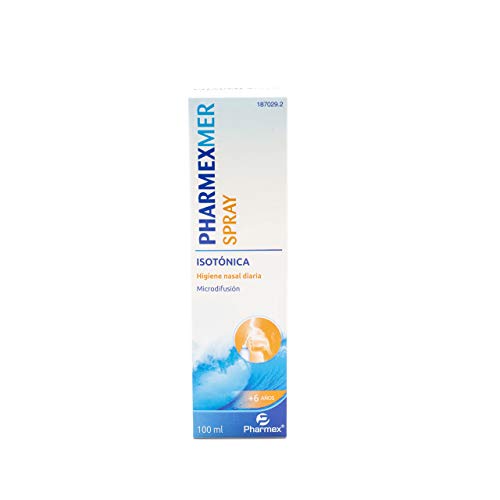 Pharmexmer Espray Isotónica - Agua De Mar Para El Lavado Y La Higiene Nasal Diario - Para Adultos Y Niños A Partir De 6 Años - 100 ml