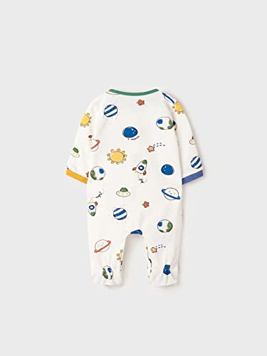 Pijama Bebe - Pelele Bebe niño – Pijama Bebe Recien Nacido- para Dormir - Pijamas con pies- Pack de Dos - para Bebe niño de 3meses a 18 Meses – algodón-Caja de Regalo (9 Meses, Trebol)