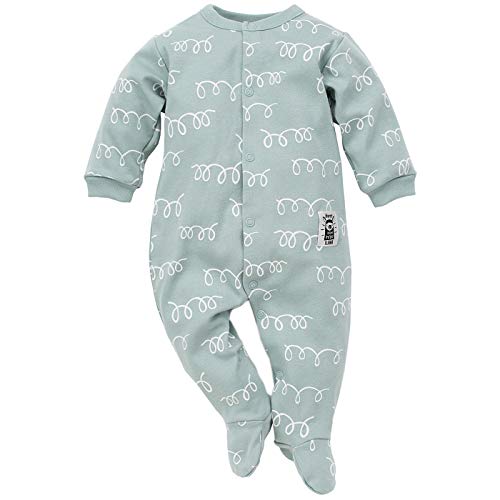 Pinokio - Happy Llama - Pijamas del bebé 100% algodón - Muchachos Unisex niñas Pijamas de una Pieza - Romper - En General Blanca Menta Naranja Turquesa (62 cm, Turquesa)