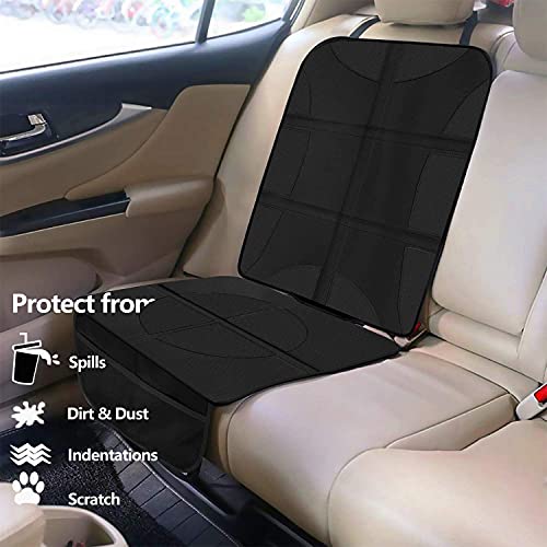 Punvot Protector Asiento Coche, Protector Coche Silla Bebe, Protector Asiento Coche Niños Funda Coche Silla Delantero Universal Coche Protector Asiento Trasero Coche para Asientos de Coche de Bebé