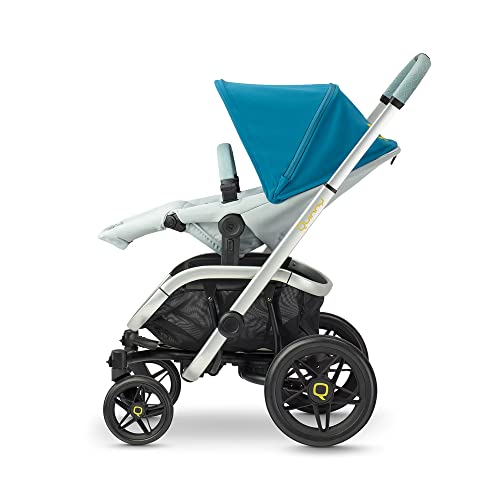 Quinny VNC Carrito bebé reversible y reclinable posición para dormir desde nacimiento, manillar regulable en altura, plegable con una sola mano, color Grey Twist