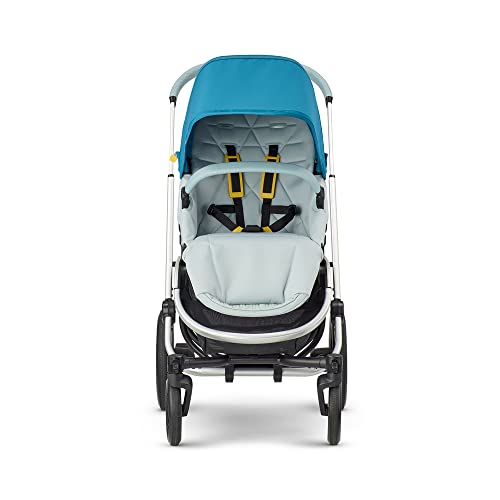 Quinny VNC Carrito bebé reversible y reclinable posición para dormir desde nacimiento, manillar regulable en altura, plegable con una sola mano, color Grey Twist