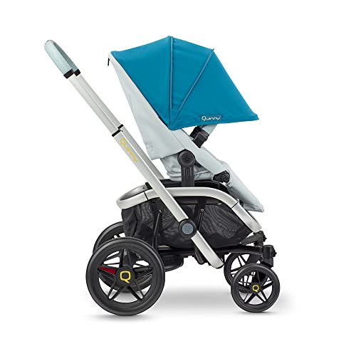 Quinny VNC Carrito bebé reversible y reclinable posición para dormir desde nacimiento, manillar regulable en altura, plegable con una sola mano, color Grey Twist