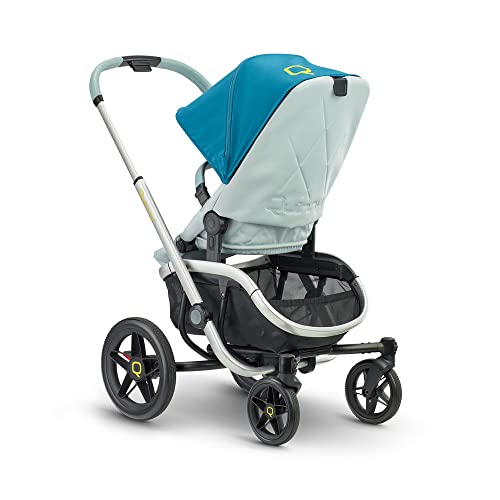 Quinny VNC Carrito bebé reversible y reclinable posición para dormir desde nacimiento, manillar regulable en altura, plegable con una sola mano, color Grey Twist