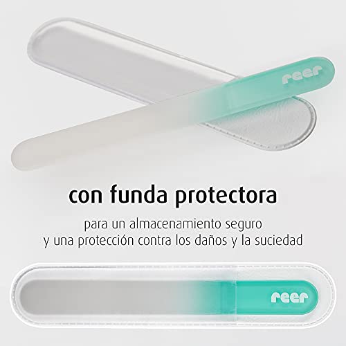 Reer Premiumcare - Lima De Cristal Para Bebés, Blanco, 81043