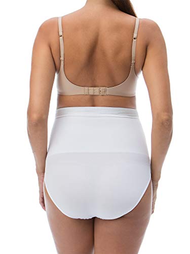 RelaxMaternity 5200 (Blanco, XXL) Bragas Postparto de Algondon contenitiva y Moldeadora para el Vientre