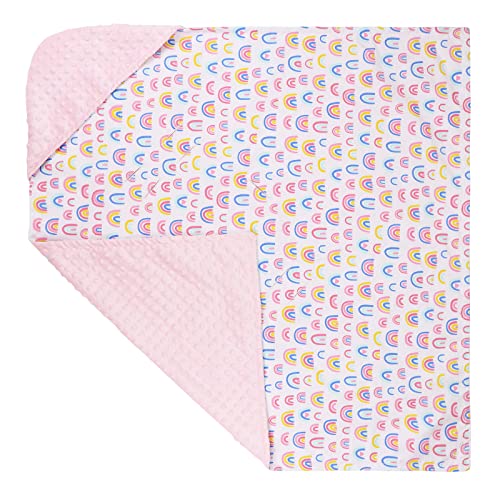 Saco Capazo Bebe,Saco Silla Paseo Universal Manta Envolvente Bebe Algodón 90x90 cm Sacos de Dormir Recien Nacido Regalo Niña,Saco Carro Bebe para Cochecito Maxi Cosi Silla de Coche/Arcoíris