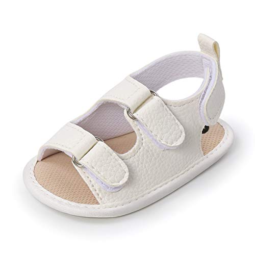 Sandalias de Bebé Niños para 0-18 meses, Zapatos de Verano Antideslizante Suela Suave Zapatillas Primeros Pasos