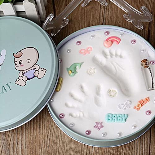 Set para Huellas de Bebé + Cepillo + Peine – Ideas Regalos Para Recién Nacido – Recuerdo bautizos – Regalo para Bebés de 0 a 6 meses -