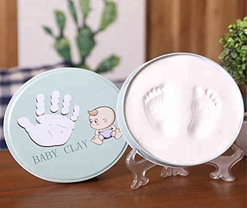 Set para Huellas de Bebé + Cepillo + Peine – Ideas Regalos Para Recién Nacido – Recuerdo bautizos – Regalo para Bebés de 0 a 6 meses -